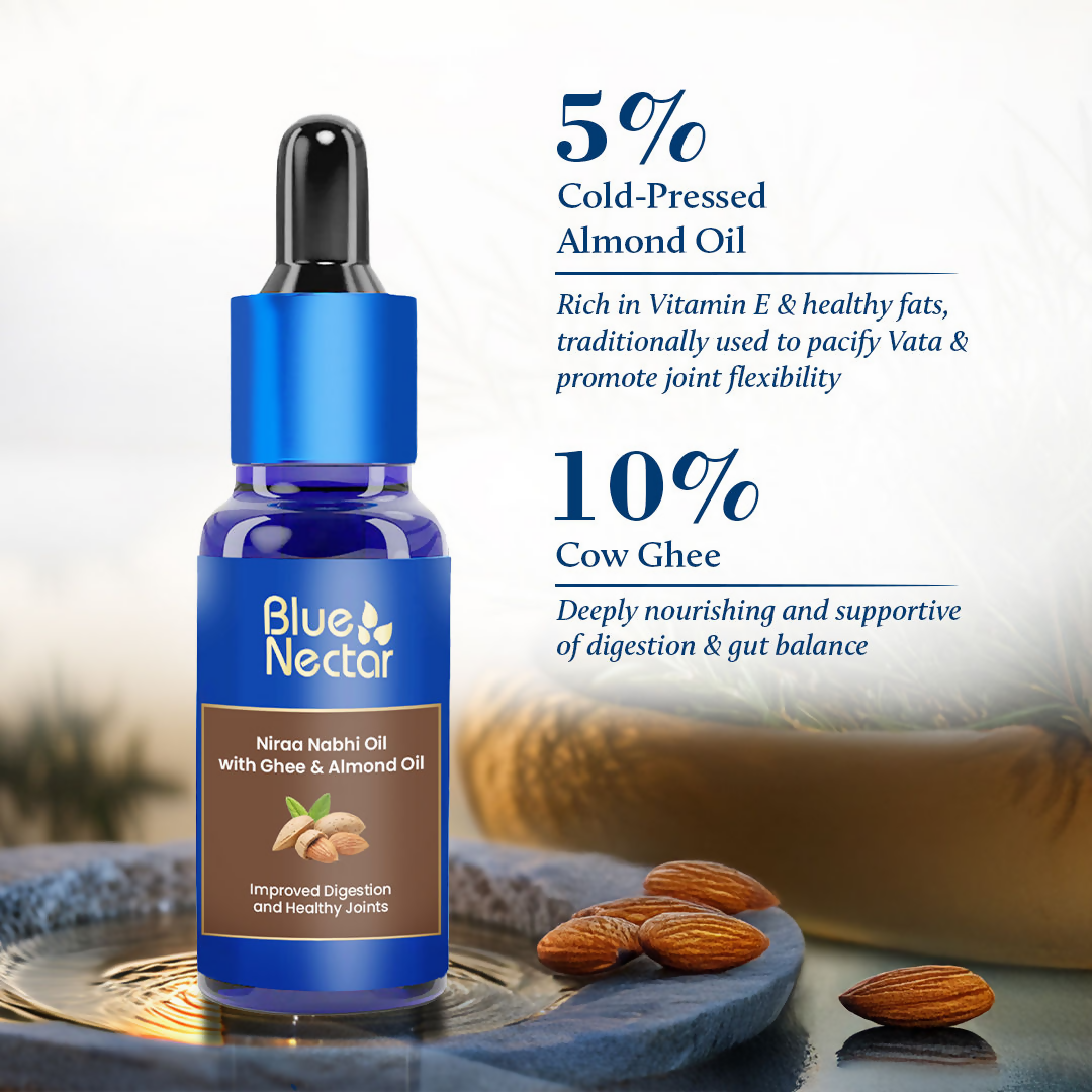 Blue Nectar Niraa Nabhi Oil with Almond Oil