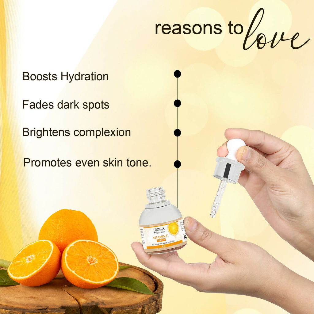 Globus Naturals Vitamin C Face Serum - Distacart