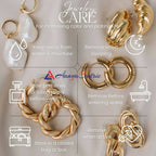 AanyaCentric Gold-plated Mangalsutra Pendant Earring Set & Silver Plated Anklet - Distacart