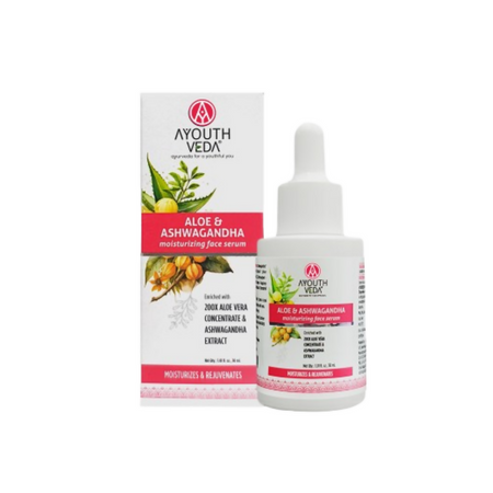 Ayouthveda Aloe & Ashwagandha Moiturizing Face Serum
