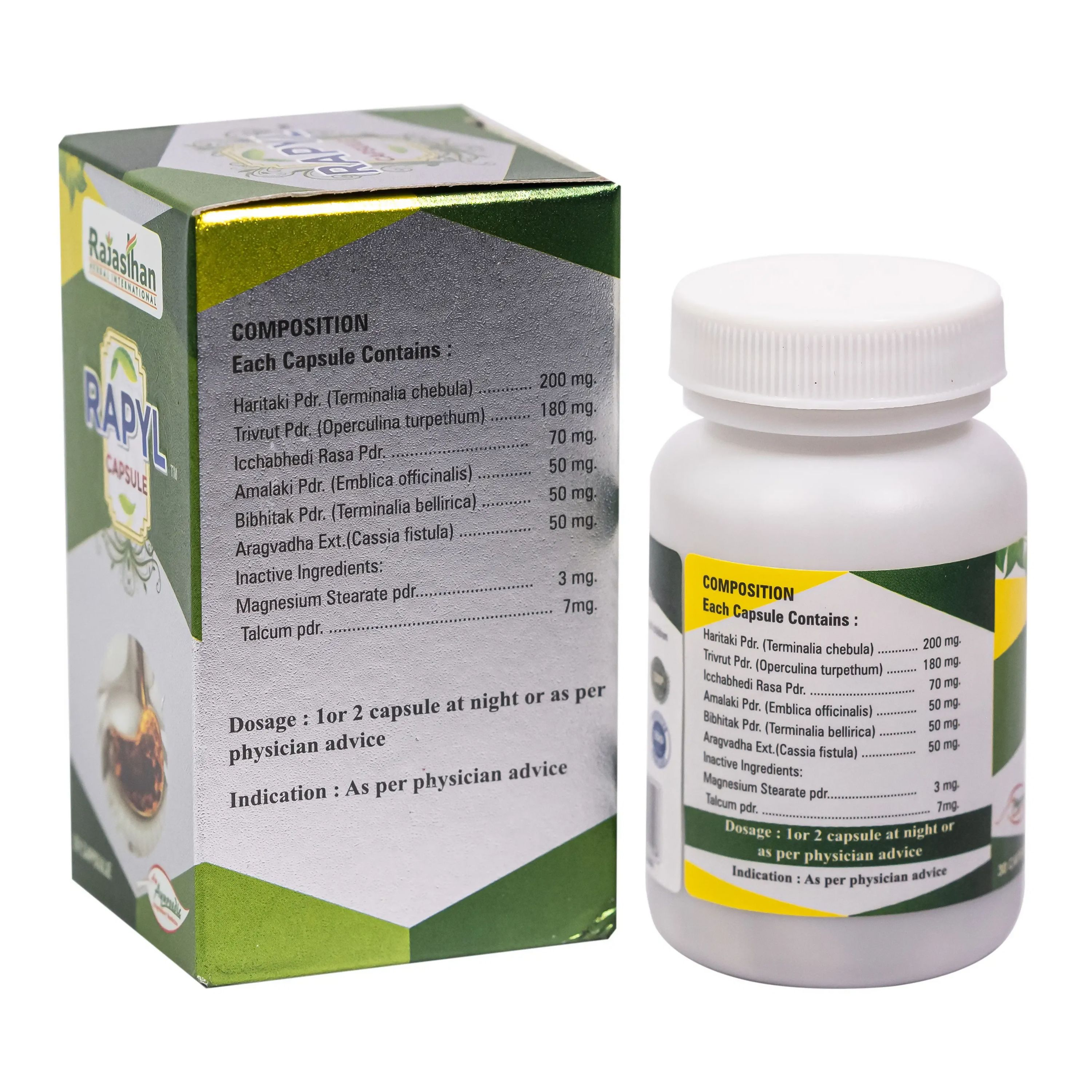 Rajasthan Herbals Rapyl Capsules - Distacart
