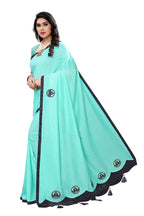 Vamika Designer Rama Green Dola Silk Saree