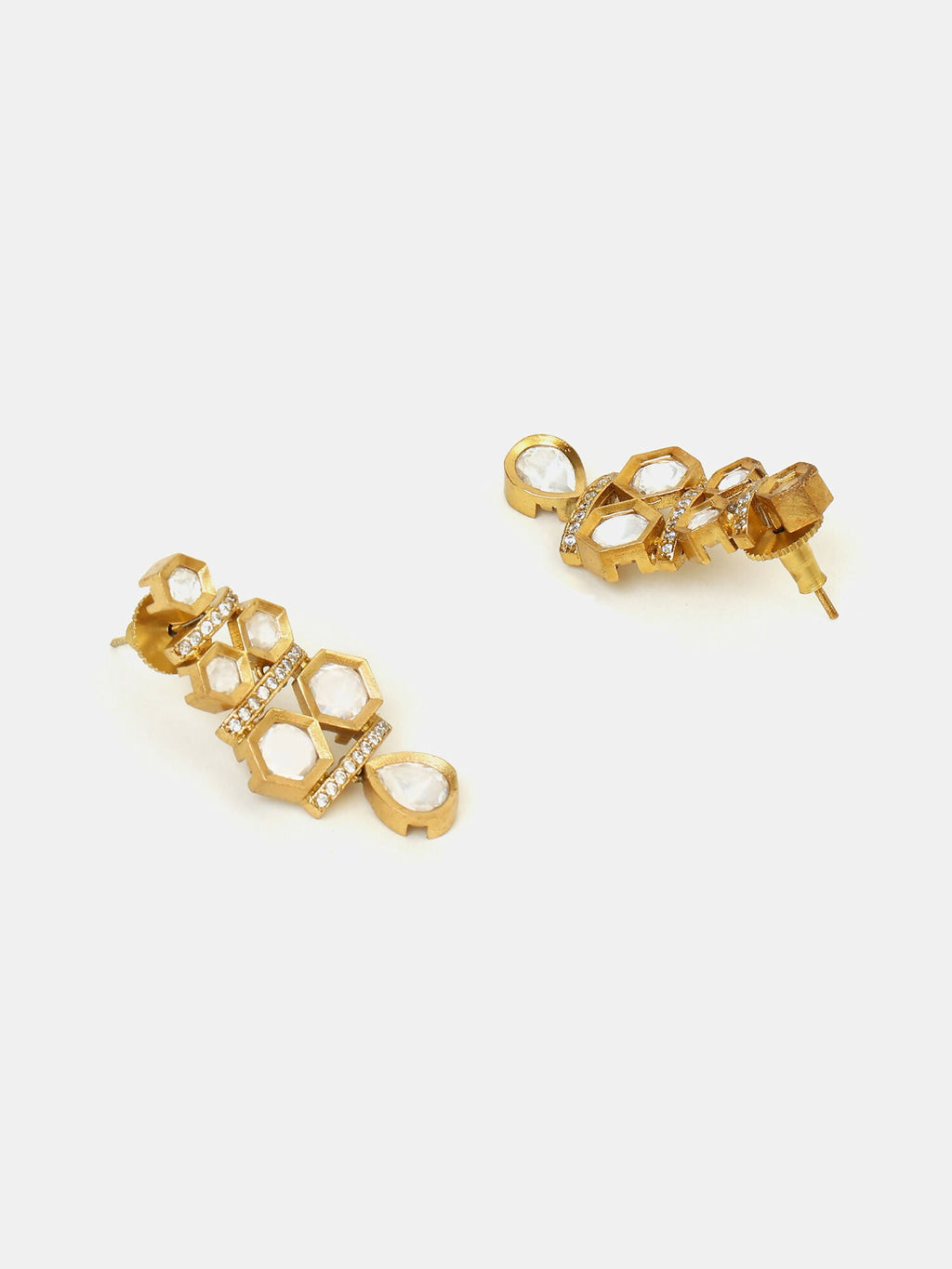 Ruby Raang 3-Layered Neck Piece With Earrings