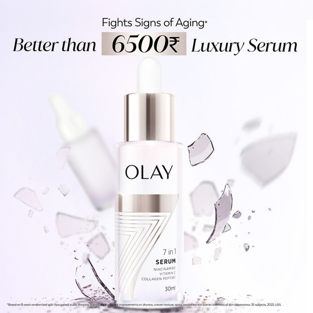 Olay 7in1 Serum with Niacinamide, Vitamin C, Collagen Peptides
