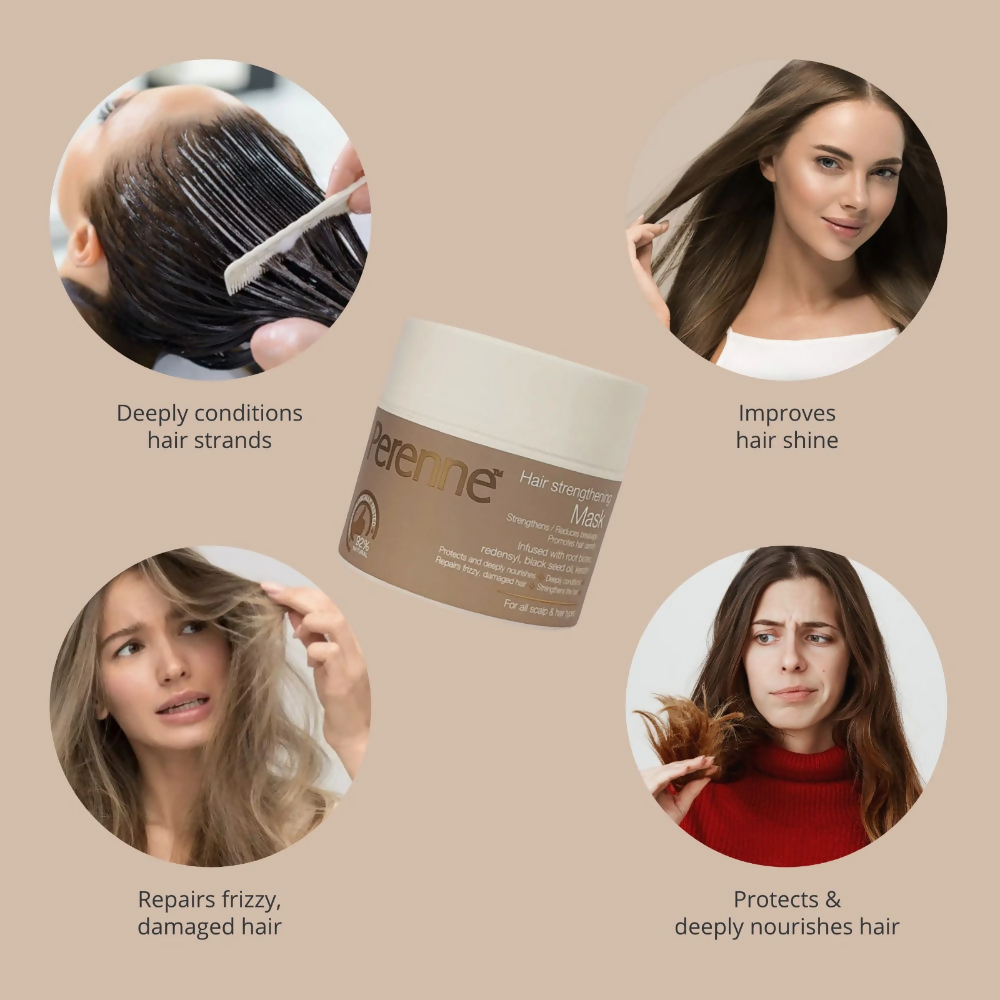 Perenne Hair Strengthening Mask for All Scalp and Hair Types