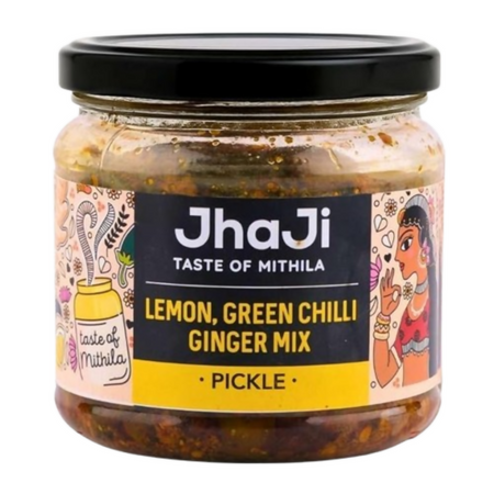 Jhaji Store Lemon, Ginger & Green Chilli Pickle