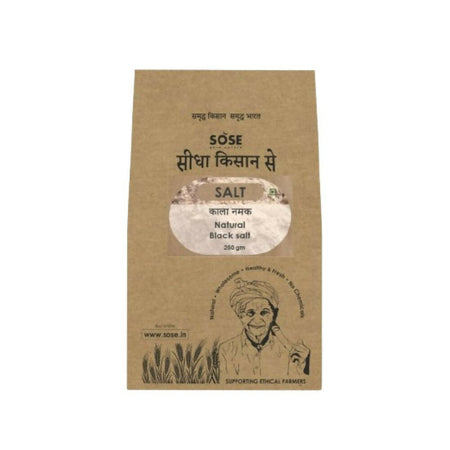 Gir Sidha Kisan Se Natural Kala Namak (Black Salt) Powder