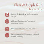 Glamveda Glass Skin Rice & Ceramide Under Eye Cream