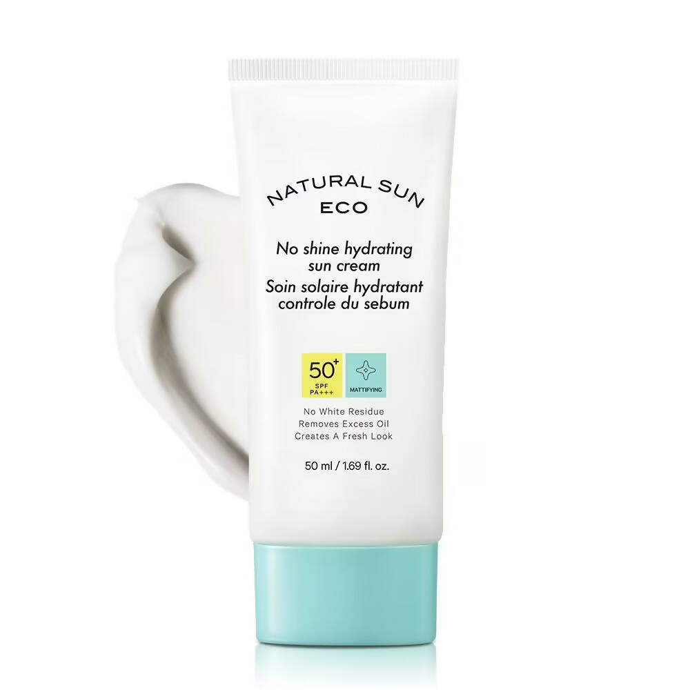 The Face Shop Natural Sun Eco No Shine Hydrating Sun Cream-SPF 50 - Korean Skincare