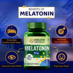 Himalayan Melatonin 10 mg, Soothing Sleep Formula: 120 Vegetarian Tablets