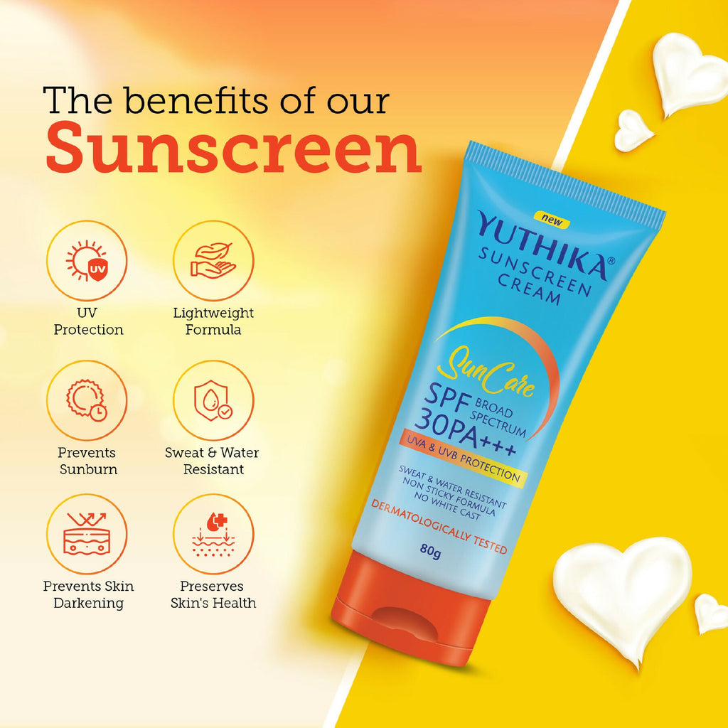 Yuthika Sunscreen Lotion SPF 30 PA+++ - Distacart