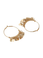 NVR Women Gold Plated Hoop Earrings - Distacart