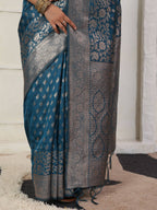 Shree Shyam Fashion Lichi Silk Light Pink Saree - Distacart