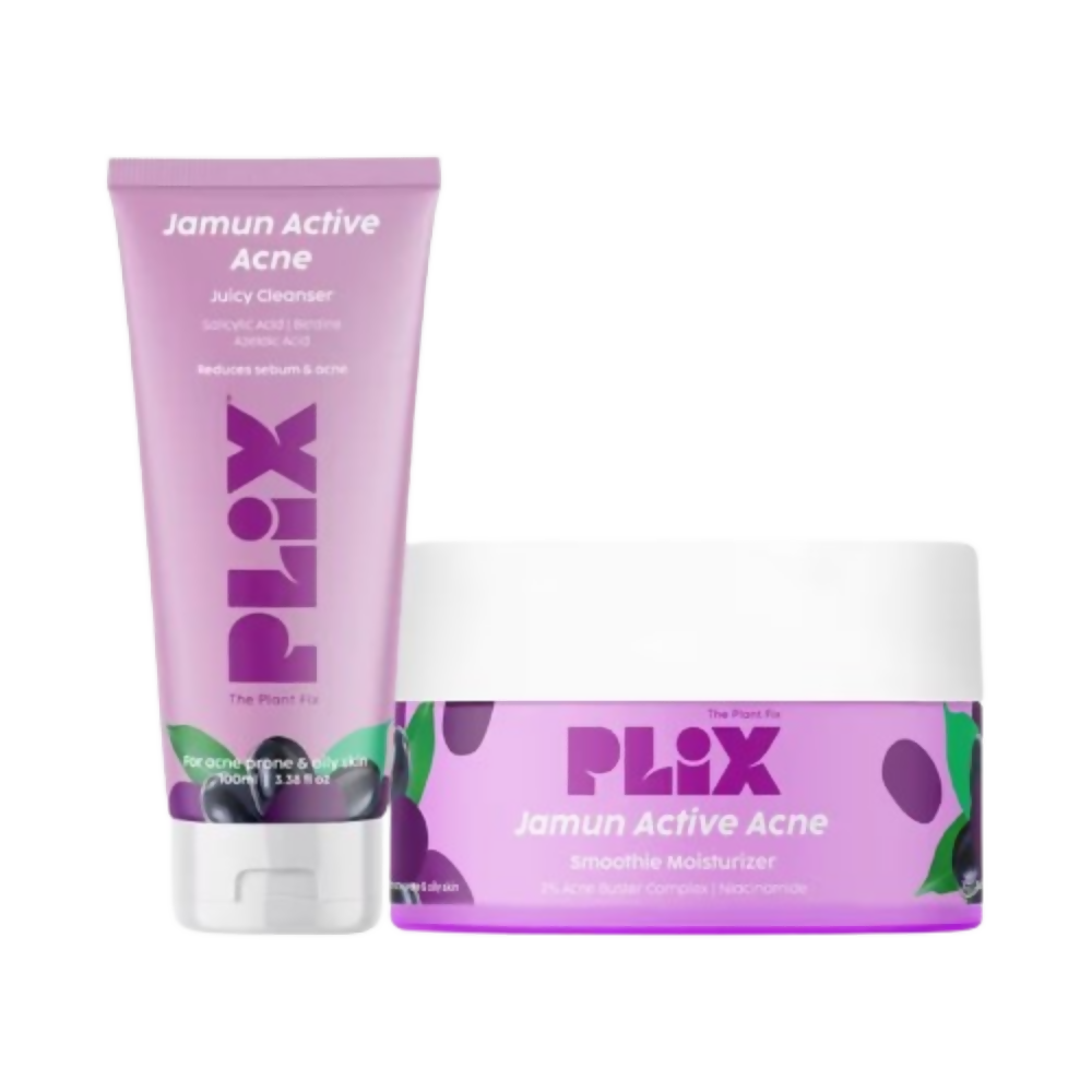 PLIX The Plant Fix Jamun Active Acne Regime With 2% Salicylic Acid Serum & Moisturizer