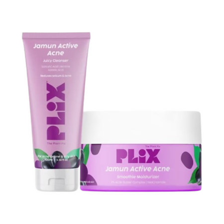 PLIX The Plant Fix Jamun Active Acne Regime With 2% Salicylic Acid Serum & Moisturizer