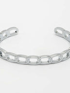 NVR Men's Silver-Plated Metal Cuff Bracelet - Distacart