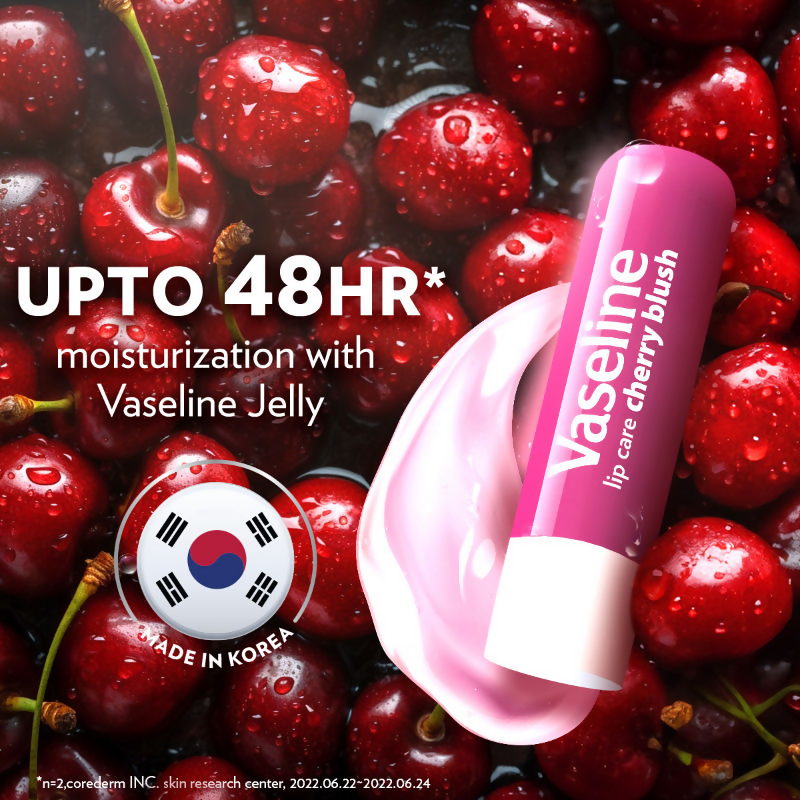 Vaseline Lip Care Lip Balm Stick - Cherry Blush - Distacart