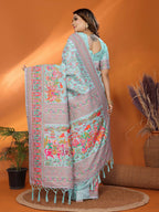 Joban Fashion Rama Meena Weaves Pashmina Sarees