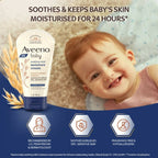 Aveeno Baby Soothing Relief Moisture Cream, 24-Hour Protection for Dry, Itchy or Sensitive Skin