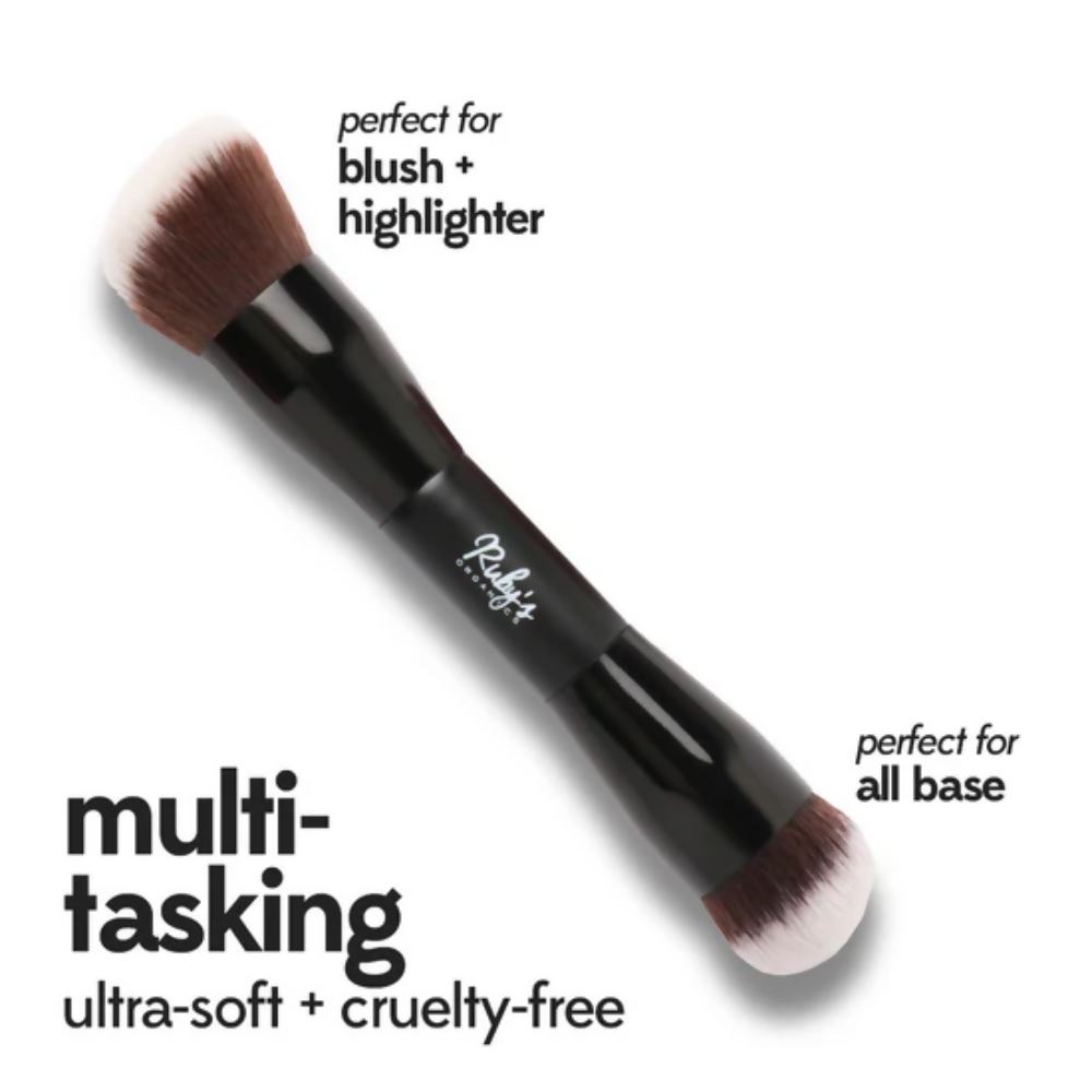 Ruby's Organics Dual Ended Makeup Brush