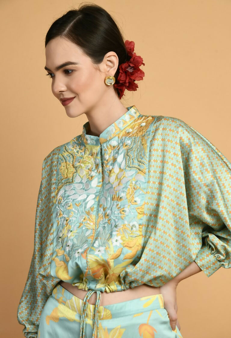 Joban Fashion Green Viscose Kurta Set