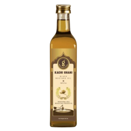 Giramritphal Kachi Ghani Cold Pressed Black Mustard Oil