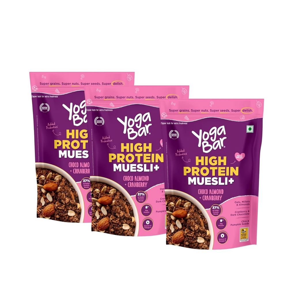 Yoga Bar High Protein Muesli - Choco Almond - Distacart