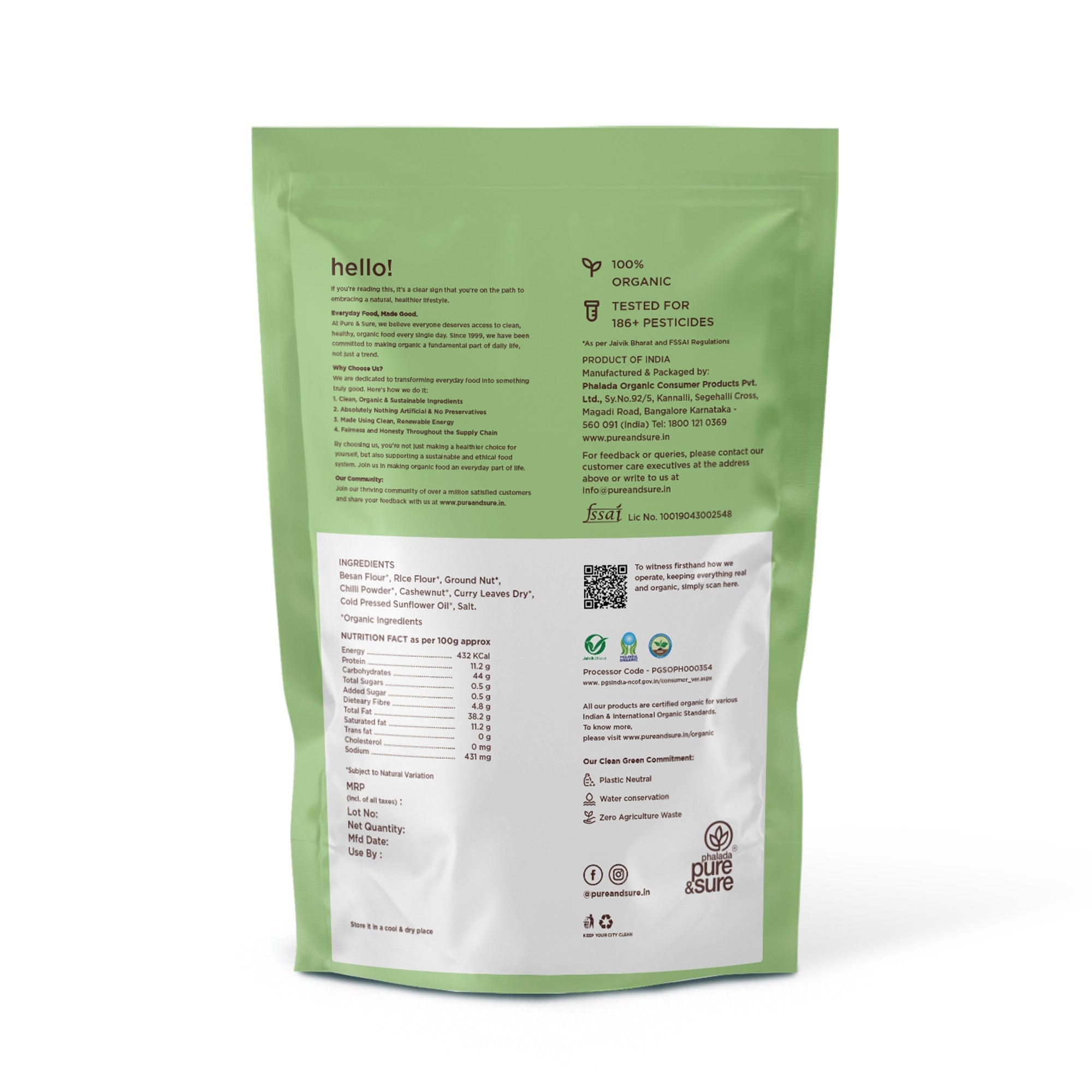 Pure & Sure Organic Masala Boondi - Distacart