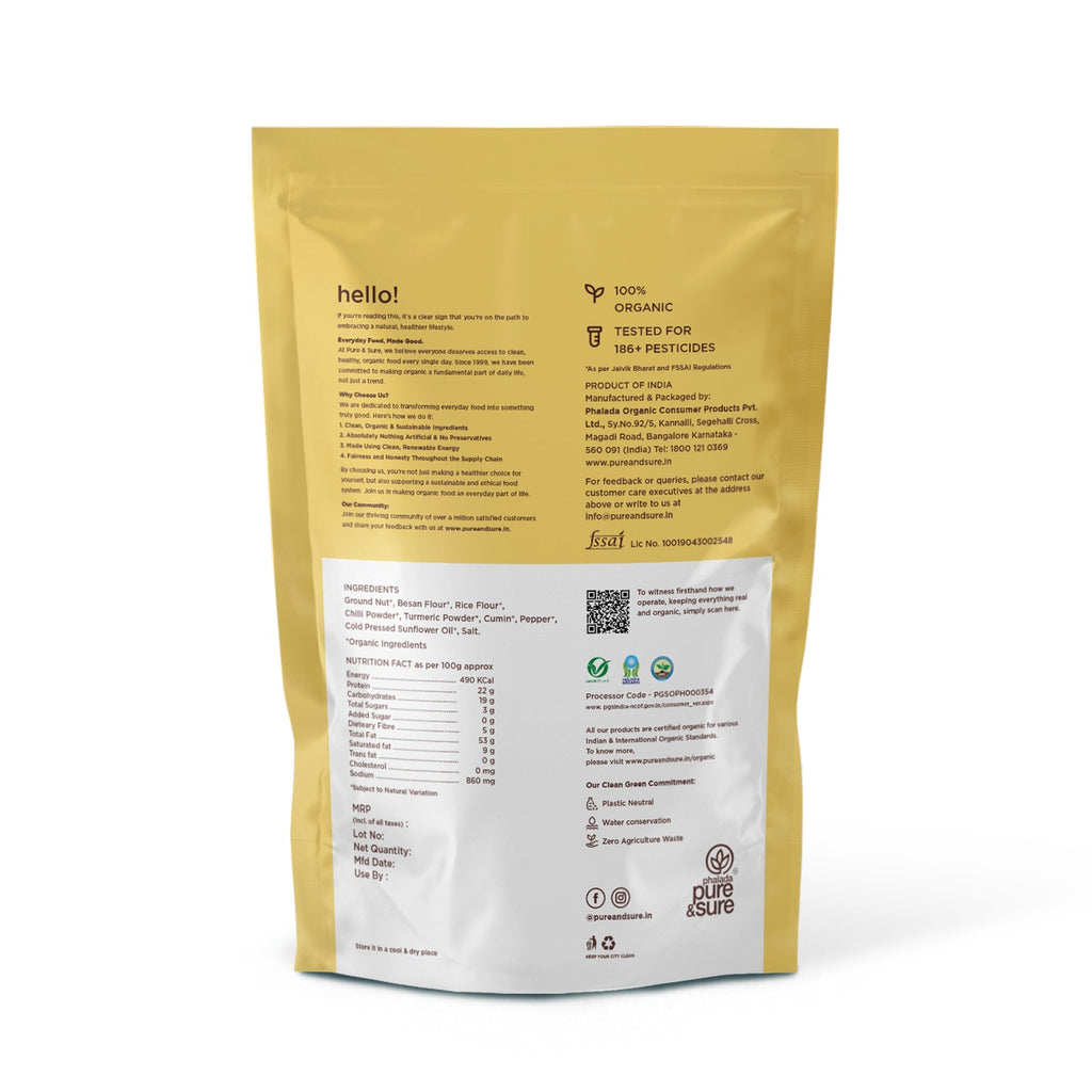 Pure & Sure Organic Peanut Masala - Distacart