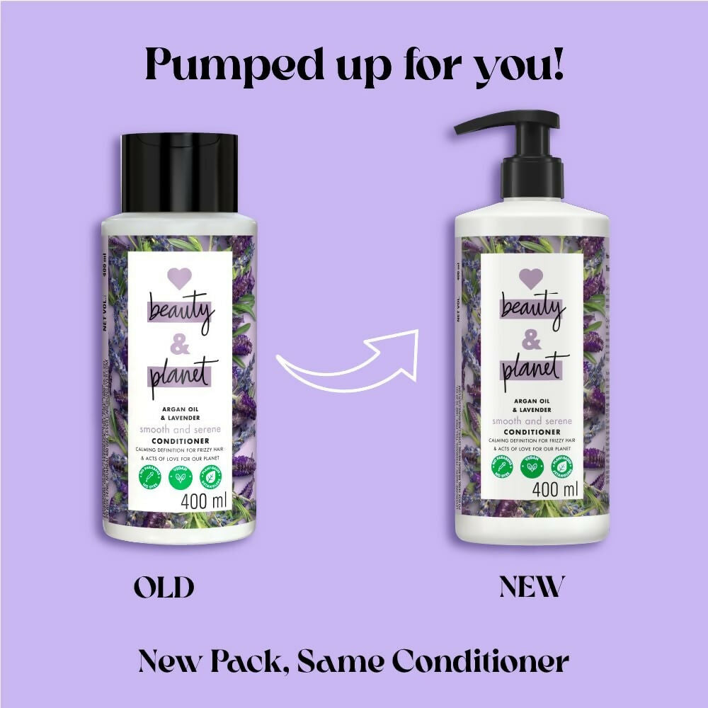 Love Beauty & Planet Argan Oil and Lavender Paraben Free Smooth and Serene Conditioner