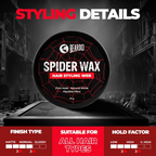 Beardo Spider Wax Hair Styling Web