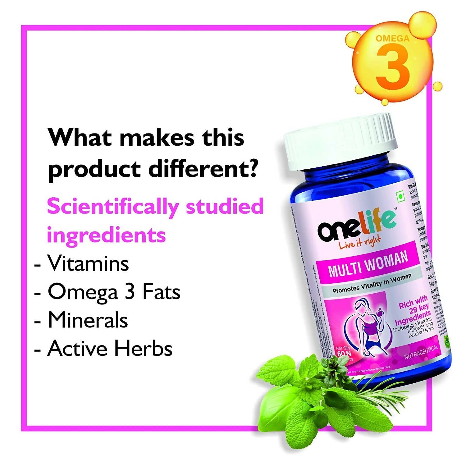 Onelife Multi Vitamin For Women Tablets - Distacart