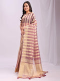 Shree Shyam Fashion Organza Purple Saree - Distacart