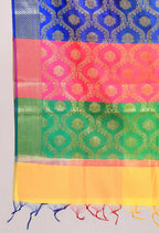 Mominos Fashion Moeza Banarsi Silk Floral Woven Design Multi Dupatta For Women - Distacart