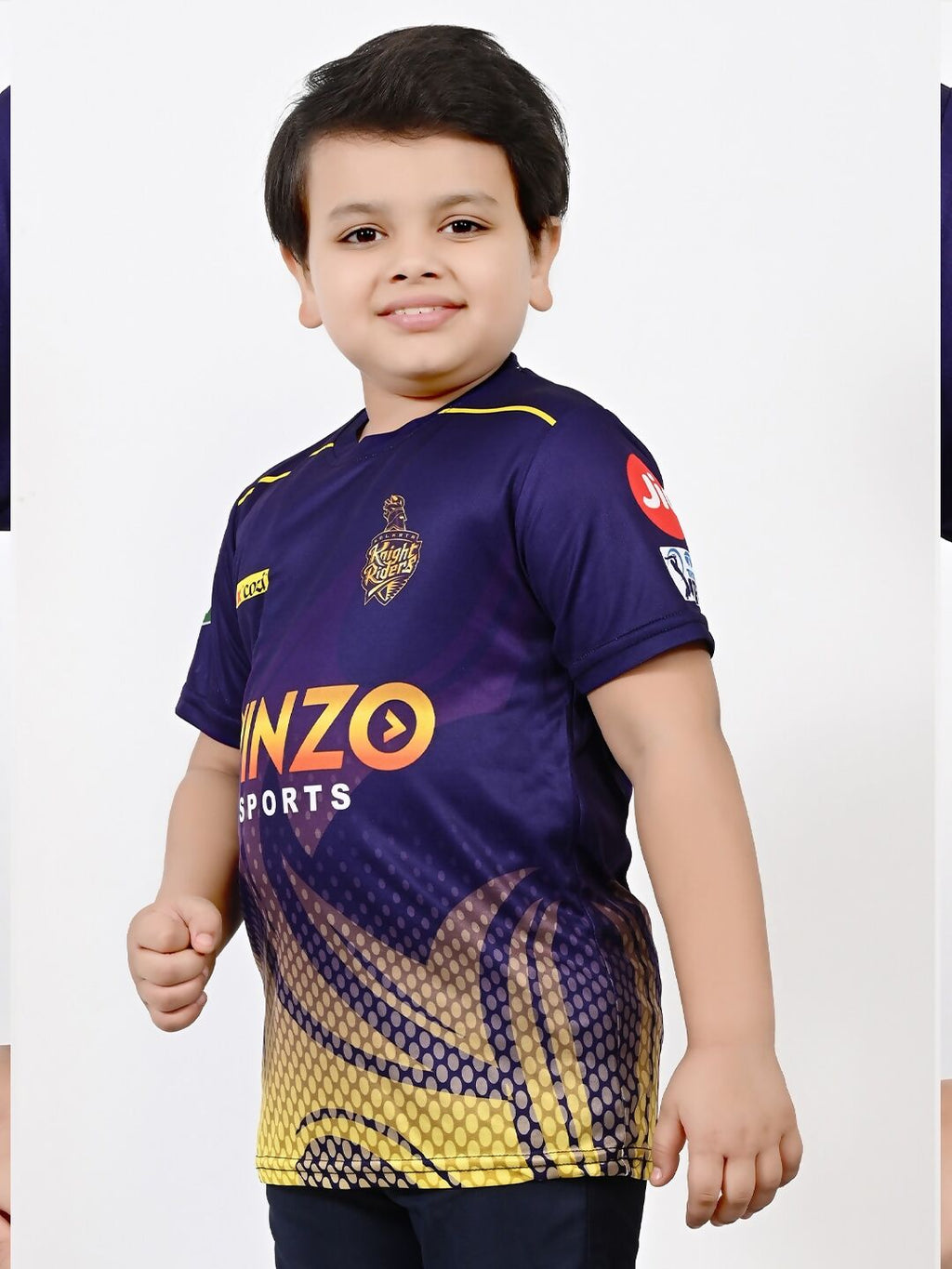 Baesd Boys Sports Round Neck Printed Cricket Jersey IPL, T20 T-shirt