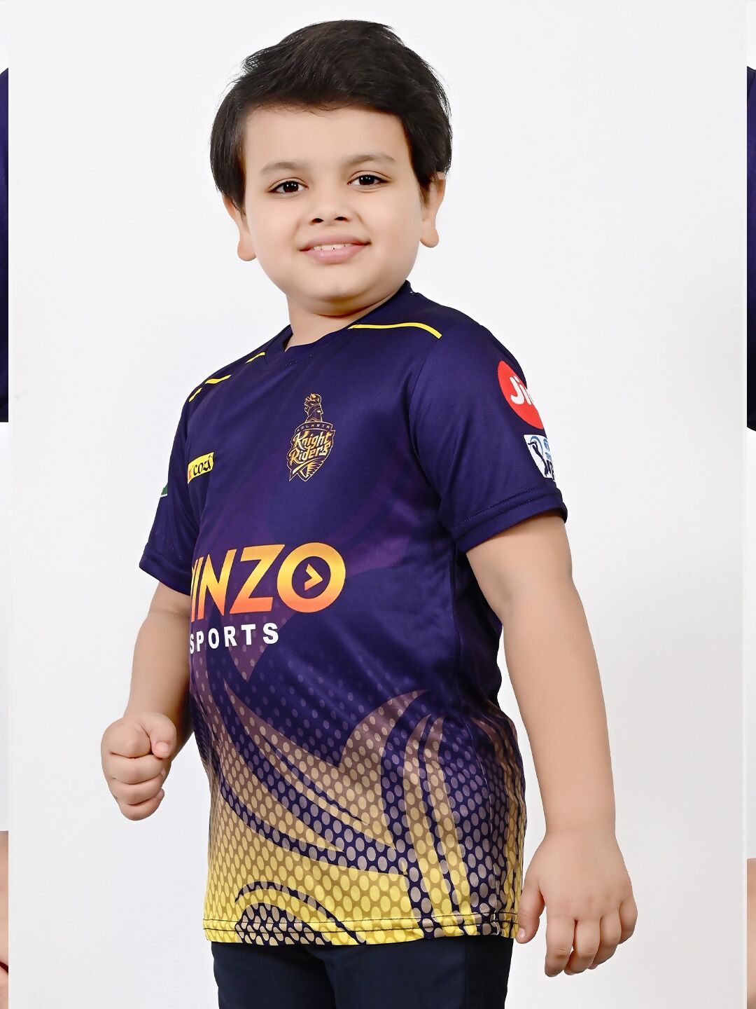 Baesd Boys Sports Round Neck Printed Cricket Jersey IPL, T20 T-shirt