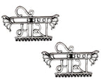 Silver-Plated Alloy Silver Oxidised Ring And Earring Combo - The Pari - Distacart