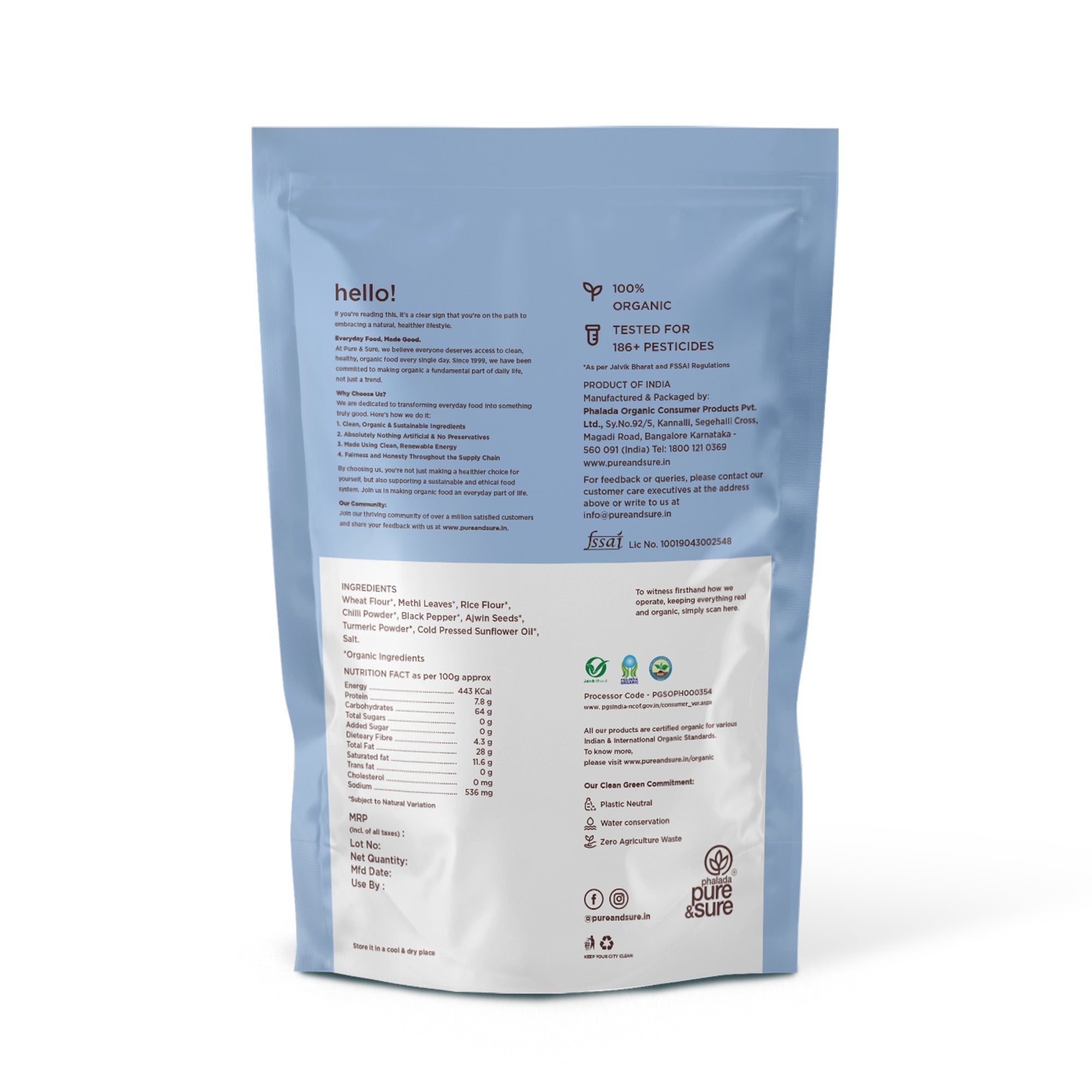 Pure & Sure Organic Methi Sticks - Distacart