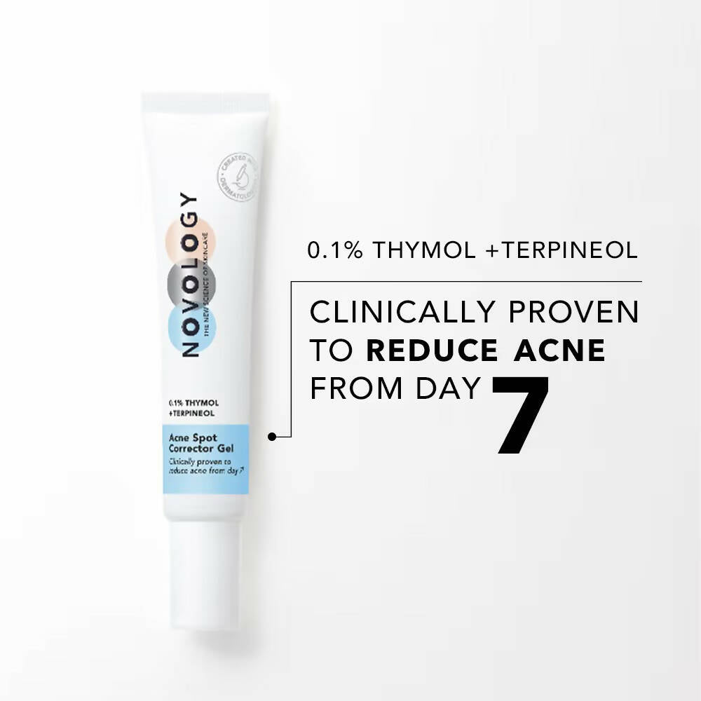 Novology Acne Spot Corrector Gel With 0.1% Thymol + Terpineol - Distacart