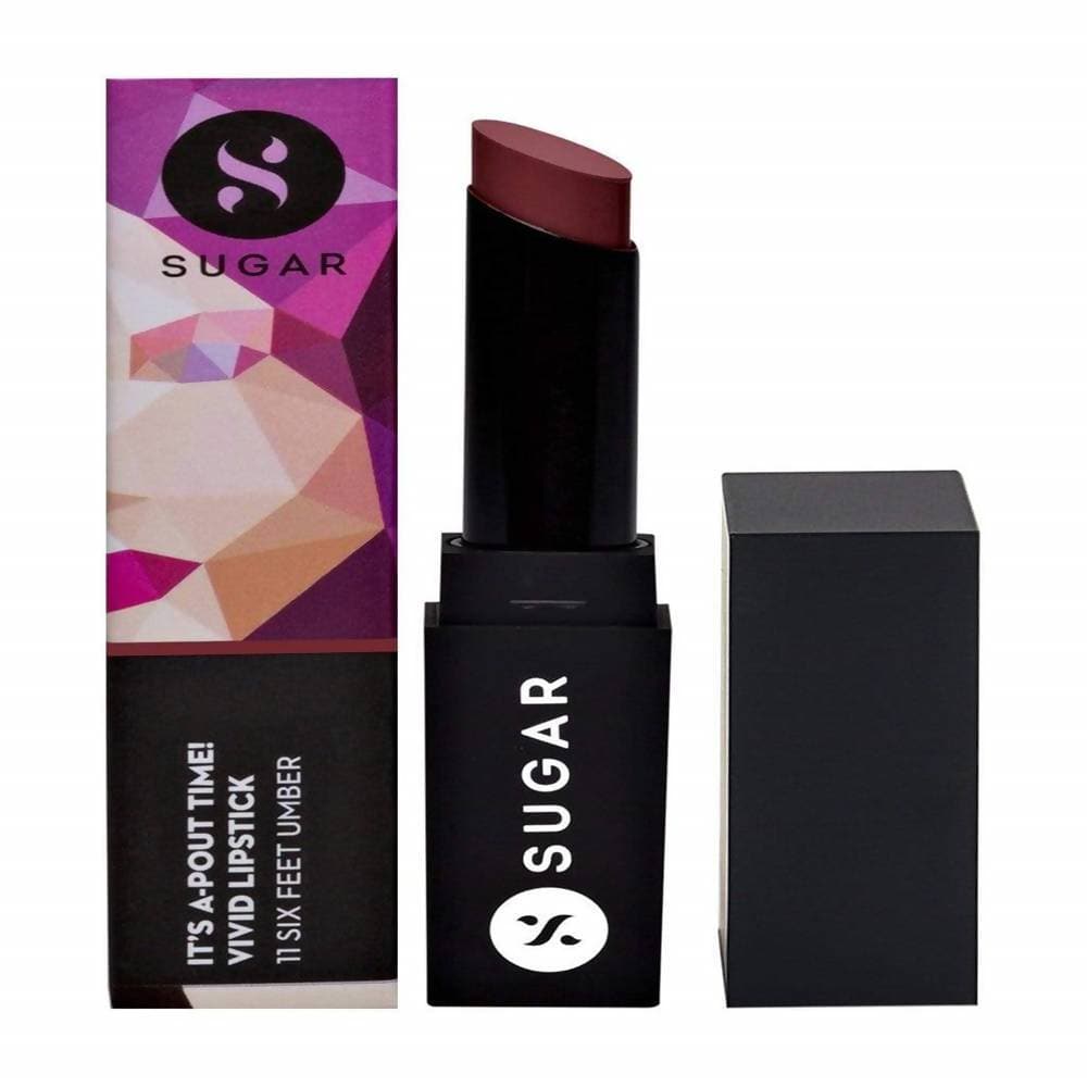 Sugar It's A-Pout Time! Vivid Lipstick - Six Feet Umber (Mocha Brown)