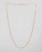 VOJ Gold-Polished Small Gold Beads Chain For Women