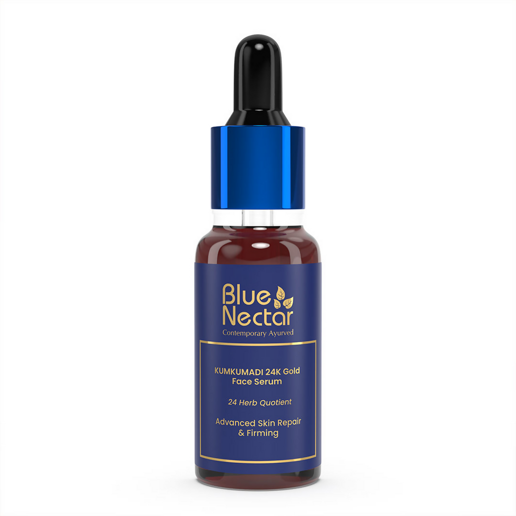 Blue Nectar Kumkumadi 24k Gold Face Serum - Distacart