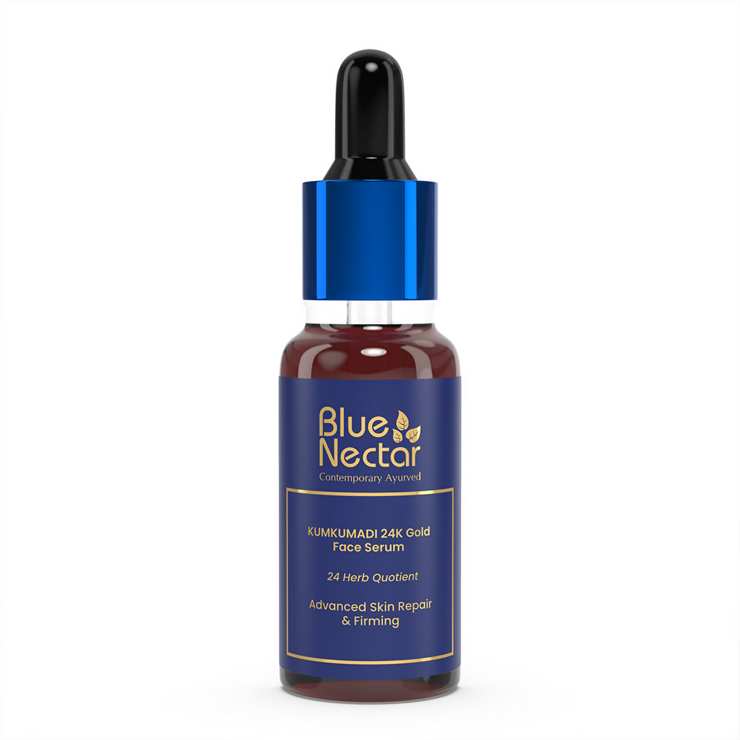 Blue Nectar Kumkumadi 24k Gold Face Serum - Distacart
