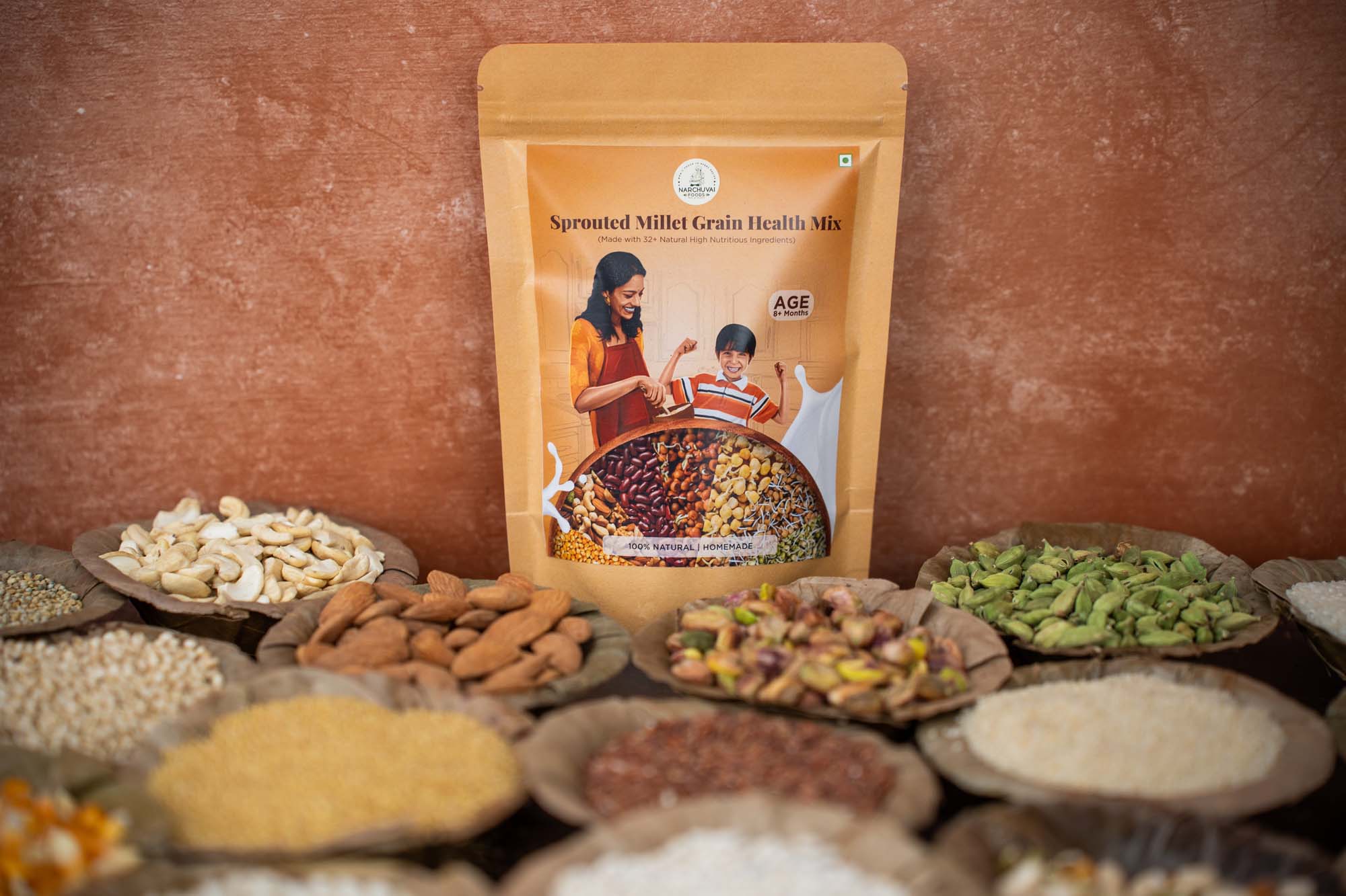 Narchuvai Foods Sprouted Millet Grain Health Mix - Distacart