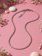 NVR Women German Silver Oxidised Chain - Distacart