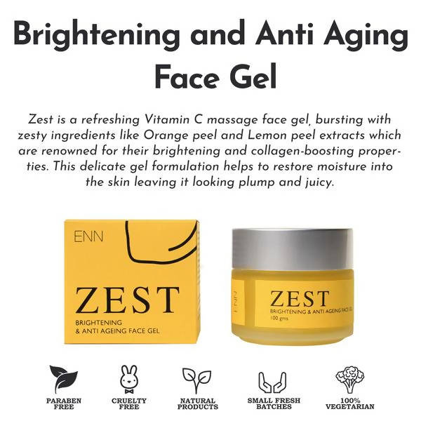Enn Zest Brightening And Anti Aging Face Gel