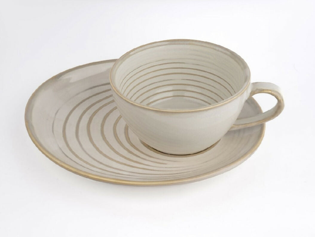 Simply Soho Linen Ripple Snack Set of 2