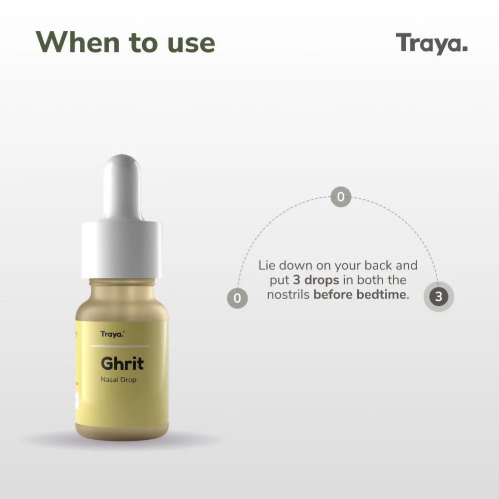 Traya Ghrit Nasal Drops - Distacart