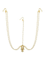 Gold-Plated Kundan Head Jewellery - Ruby Raang - Distacart
