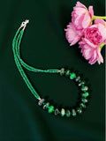 Joban Fashion Women Green Onyx Necklace, Green - Distacart